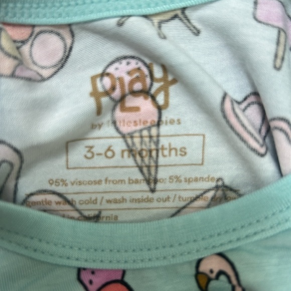 Pool Party Twirl Dress Little Sleepies Size 3-6m NEW WITH TAG - Picture 3 of 3